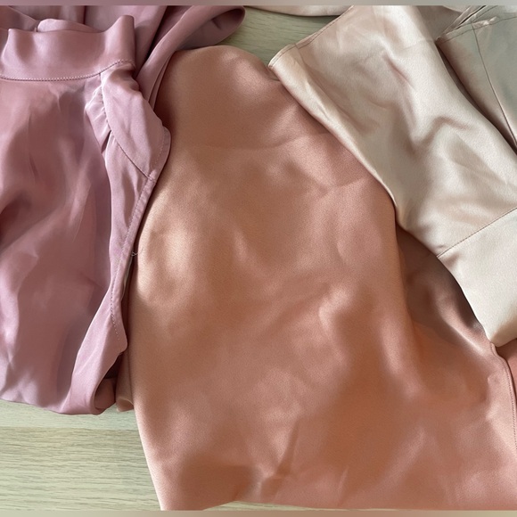 BHLDN Ruby Twist Halter Satin Gown - Picture 9 of 9